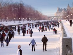 Skating on the Rideau Canal 