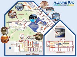 Algarve Bad Übersicht Karte