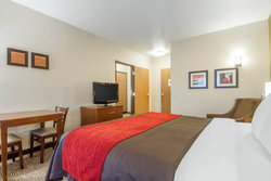 Guest room with two king beds