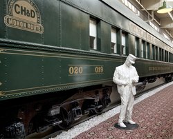 Authentic 1920's Train Car Guest Room Offering a Unique Experience