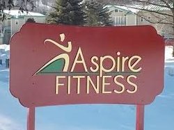 Aspire Fitness Sign