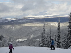 Skiing Lost Trail Powder Mountain