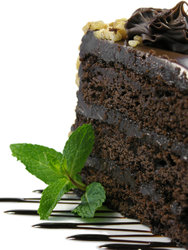 Chocolate Cake Close Up