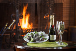 Lounge Romance Fireplace