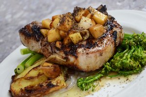 Pork Chop with Potatoes - Fine Dining