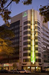 Hotel Exterior and Starbucks