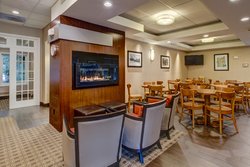 Fireplace and Lobby Seating Area