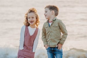 Children at the Beach