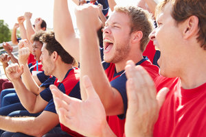 Sports Fans Cheering