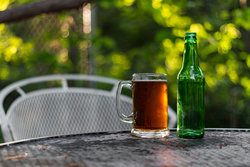 Beer outside