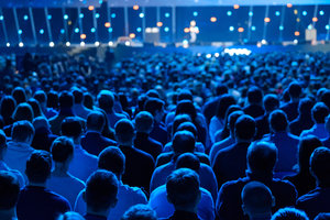 Conference Attendees at Moscone Center