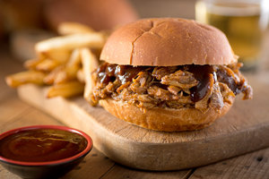 pulled pork sandwich