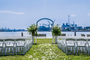 Outdoor Weddings at the Harbor Pier