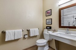 Accessible Guest Bathroom with Grab Bars