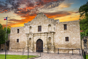 Exterior Of The Alamo