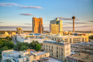 San Antonio Skyline By Day