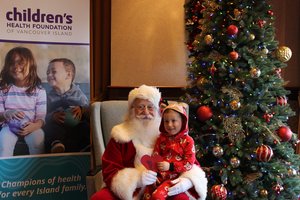 Photos With Santa in support of Children's Health Foundation of Vancouver Island