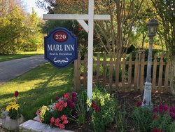 Marl Inn Sign With Snapdragons