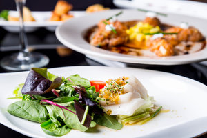 Dining Salad Eggs