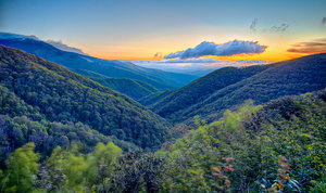 Appalachian Mountains Sunset