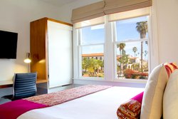 A second floor King guest room.