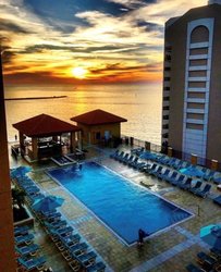 Pool And Sunset