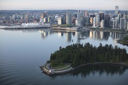Aerial Shot Of Vancouver