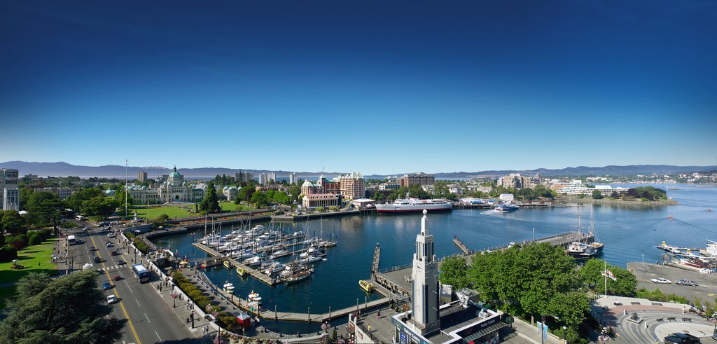 Exterior Panorama of Victoria Harbour