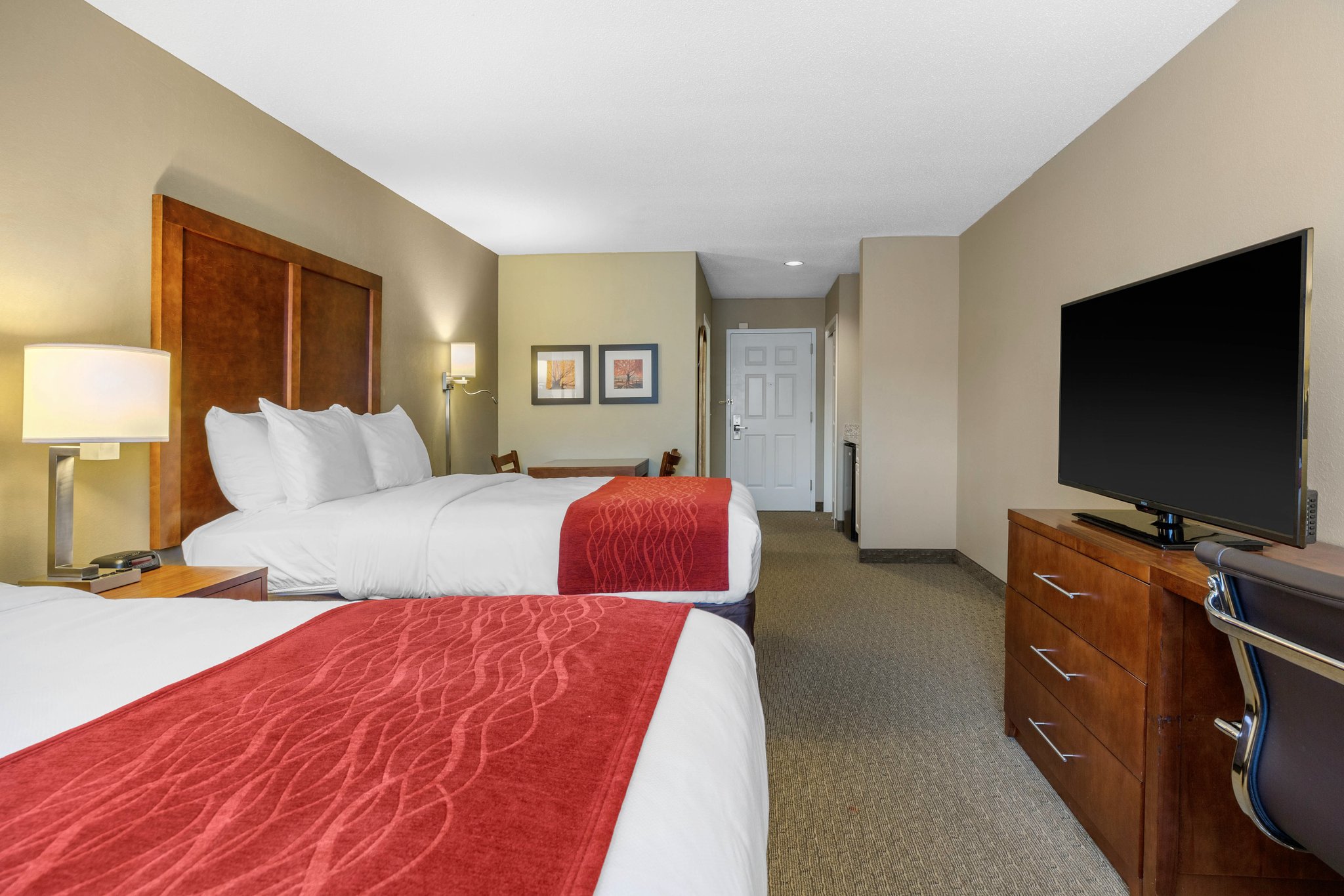 2 Double Beds in North Conway New Hampshire Comfort Inn & Suites