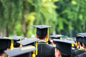 Students At University Graduation