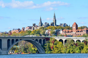 Washington DC Bridge Georgetown