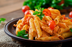 Penne Pasta With Tomato Sauce