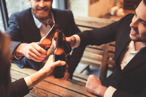 Businessmen Drinking