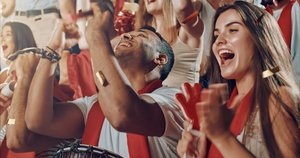 Sports Fans Cheering