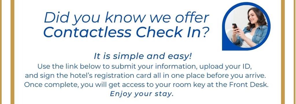 Atrium Inn Vancouver Contactless Check In